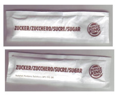 G=Zucker - Tüte (Viereckig) - Burger King [5] - Sugars