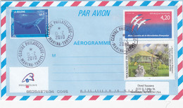 AEROGRAMME MAHINA-TAHITI - Storia Postale