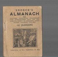 12 08 A//   SNOECKS  ALMANACH  1947 - Unclassified
