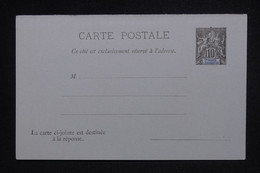 SAINTE MARIE DE MADAGASCAR - Entier Postal Type Groupe Non Circulé  - L 128923 - Storia Postale