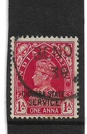 INDIA - CHAMBA 1938 - 1940 1a OFFICIAL SG 067 FINE USED Cat £12 - Chamba
