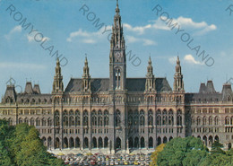 CARTOLINA  VIENNA,AUSTRIA,RATHAUS,VIAGGIATA 1971 - Musées