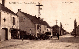 N°31469 Z -cpa Tavaux -route De Châlon- - Tavaux