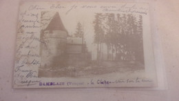 ♥️ 88 CARTE PHOTO DOS NON DIVISE DAMBLAIN  LE CHATEAU VUE SUR LA RUE - Autres & Non Classés