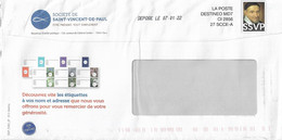 Entier Postal Saint Vincent De Paul - Pseudo Privé-postwaardestukken