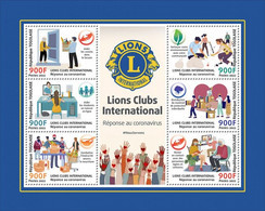 TOGO 2022 - Lions Clubs, COVID-19. Joint Issue [TG220133] - Joint Issues