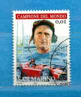 S.Marino ° 2005 - OMAGGIO Alla FERRARI. MichaeI Schumacher. € 0,01.  Unif. 2025. - Usati