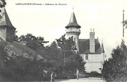 86 - LENCLOITRE - Château De Piccole - Lencloitre