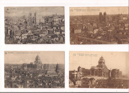 Carte Postale BRUXELLES. Ste Gudule. Palais De Justice. Eglise De La Chapelle. - Panoramische Zichten, Meerdere Zichten