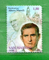 S.Marino ° - 2005 -  ALBERTO MARVELLI. Unif. 2032. Dente Scarso In Alto A Destra. - Used Stamps
