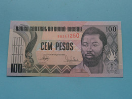 100 (Cem) Pesos (BB341250) 1990 > Banco Central Da Guiné-Bissau ( For Grade, Please See Photo ) UNC ! - Guinee-Bissau