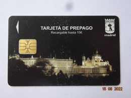 CARTE A PUCE PARKING SMARTCARD SMART CARD TARJETTA CARTE STATIONNEMENT  MADRID ESPAGNE ESPANA - Autres & Non Classés