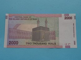 2000 RIALS - Two Thousand > Central Bank Of The Islamic Republic Of IRAN ( For Grade, Please See Photo ) UNC ! - Irán