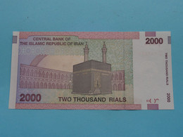 2000 RIALS - Two Thousand > Central Bank Of The Islamic Republic Of IRAN ( For Grade, Please See Photo ) UNC ! - Iran