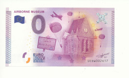 Billet Touristique  0 Euro  - AIRBORNE MUSEUM  - UEBW - 2015-1 - N° 2617 - Billet épuisé - Autres & Non Classés