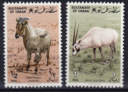 OMAN - Faune, Oryx Leucoryx, Hemitragus Jayakari - N° 222-223 - 1982 - MNH - Oman