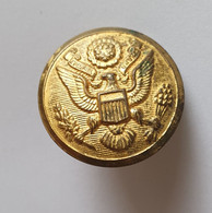 NEW ROCHELLE N. Y. REX PRODUCTS CORP . BUTTONS UNIFORM OVERCOAT . BOUTON UNIFORME AMÉRICAIN - Diam 28 Mm - Buttons