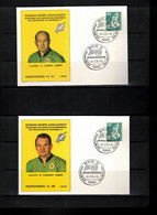 Germany 1975 Space / Raumfahrt Apollo - Soyuz Astronauts  5 Interesting Postcards - Océanie