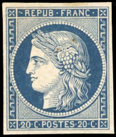 * 8a -- 20c. Bleu Foncé Dit ''Marquelet''. SUP. - 1849-1850 Cérès