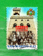 S.Marino ° - 2006 - ARENGO GENERALE. € 0,45. Unif. 2089. Dente Scarso In Basso A Sinistra. - Oblitérés