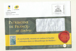 PAP LA POSTE CLUB PHILAPOSTE PROMOTION PATRIMOINE DE FRANCE 2022. - Official Stationery