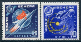 SOVIET UNION 1961 Launch Of Venus Probe MNH / **.  Michel 2468-69 - Nuovi