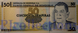 HONDURAS 50 LEMPIRAS 2001 PICK 88a UNC - Honduras