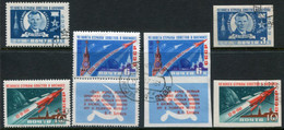 SOVIET UNION 1961 Launch Of First Manned Flight Perforated And Imperforate Used.  Michel 2473-75 A+B - Gebraucht