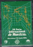 Sello Viñeta BARCELONA   1986, 54 Feria De Muestras, Label, Cinderella ** - Errors & Oddities