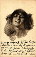 CPA - G. PALANTI - Pubblicitaria, Publicité, Advertising - Amaro Felsina RAMAZZOTTI - "Donnina", Lady, Femme - VG - P003 - Parkinson, Ethel