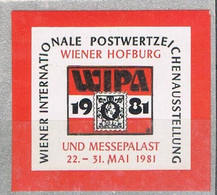 Sello Viñeta  WIPA 19881. Wiener Internationalle Stamp,  Label, Cinderella ** - Variétés & Curiosités