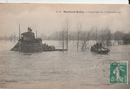 MONTREUIL -BELLAY. - CATASTROPHE 23 Novembre 1911.  Train D'Angers à Poitiers - Montreuil Bellay