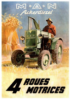 12482  MAN Ackerdiesel TRACTEURS  Tracteur Matériel Agricole N° 12  éditions Centenaire . PUB - Traktoren