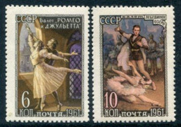 SOVIET UNION 1961 Ballet MNH / **.  Michel 2557-58 - Unused Stamps