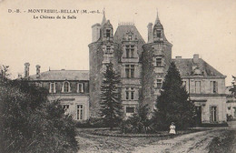 MONTREUIL -BELLAY. - Le Château De La Salle. Cliché RARE - Montreuil Bellay