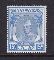 Malaya - Kelantan: 1951/55   Sultan Ibrahim    SG71    15c      MH - Kelantan