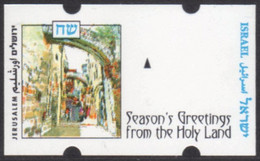 Israel ATM Christmas 1997 Michel 34 * No PH * Blank Label MNH * Frama Klussendorf Automatenmarken - Franking Labels