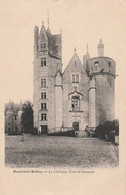 MONTREUI BELLAY. - Le Château, Cour D'Honneur. Carte Précurseur - Montreuil Bellay