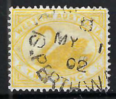 AUSTRALIE Occidentale 1902: Le Y&T 54 TB Obl. CAD "Perth" - Used Stamps