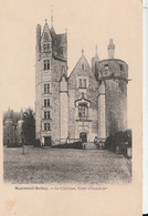 MONTREUIL BELLAY. -Le Château. Cour D'honneur -  Carte Précurseur - Montreuil Bellay