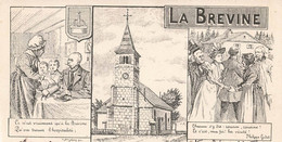 Litho Coupée: La Brévine  1898 - La Brévine
