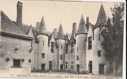 MONTREUIL BELLAY. - Le Château - Habitation Des Chanoines - Montreuil Bellay