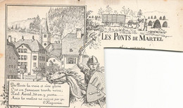 Litho Coupée : Les Ponts De Martel 1899 - Ponts-de-Martel