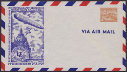 PU 2 D2/03a "Zeppelin über Berlin", 1954, Gute Erhaltung, Ungebraucht - Private Covers - Mint