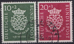 MiNr. 121/2 "Bachsiegel", 1950, Sauber Gestempelt - Used Stamps