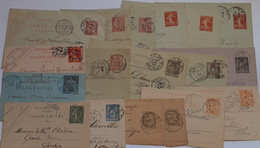 18 Ganzsachen Aus 1879/1921, Meist Bedarf, Große Vielfalt - Collections & Lots: Stationery & PAP