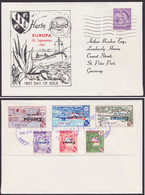Herm-Island: "Europa 1961", Aufdrucksatz Auf Pass. Brief Mit ESst. - Fiktive & Specimen