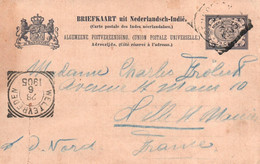 INDES NEERLANDAISES 1905 ENTIER POSTAL - Niederländisch-Indien