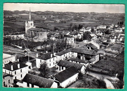 EN AVION AU DESSUS DE GALAN - VUE GENERALE DU VILLAGE  - CPSM GRAND FORMAT - Galan