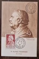 FRANCE Alfred Fournier. Exposition De La PENICILINE 4 Février 1946. ( Carte Maximum) Yvert N°748 - 1940-1949